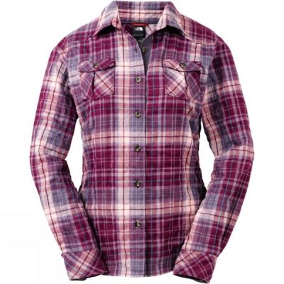 Camisa The North Face Rahue Falls Manga Larga Mujer - Moradas - Chile HDF906243